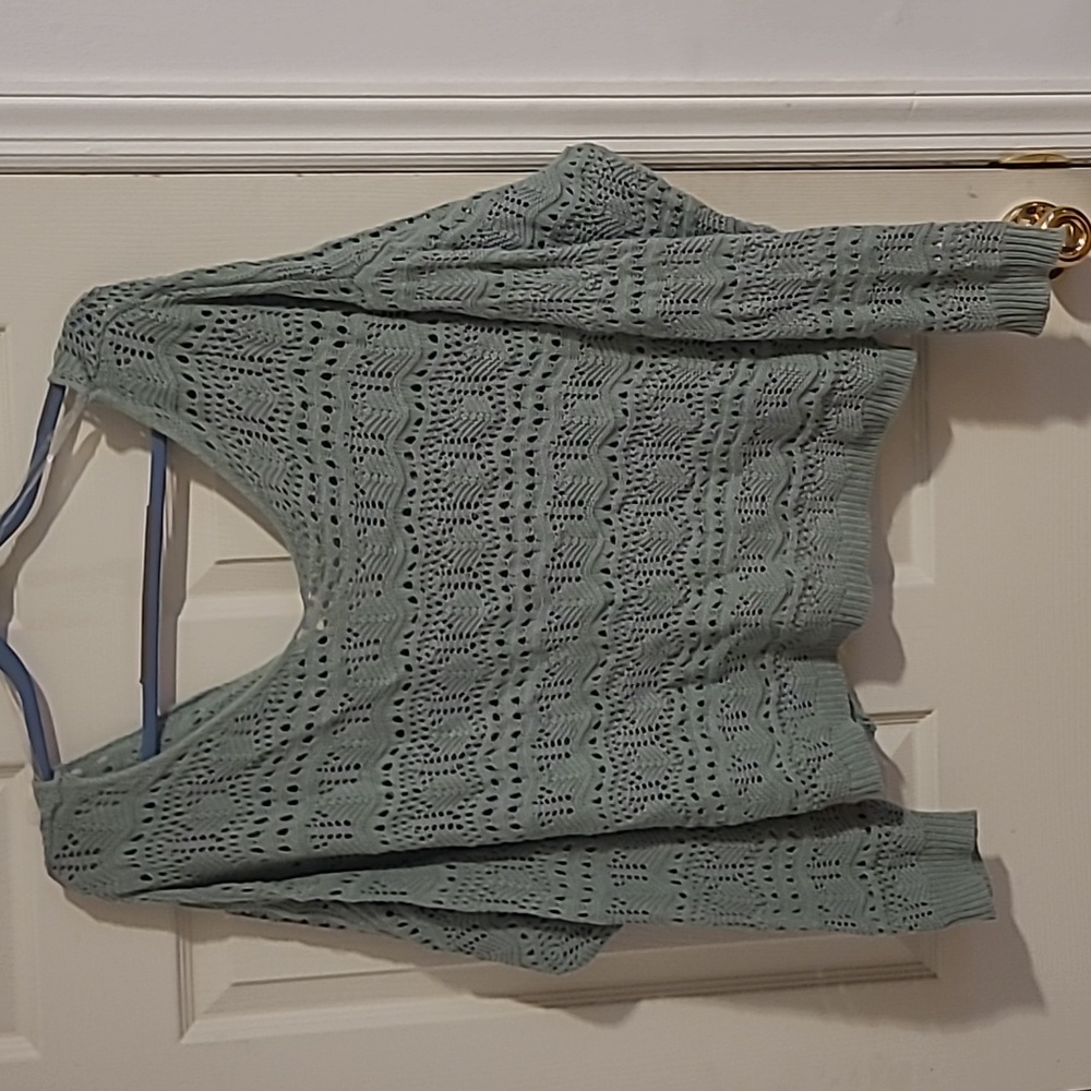 Francescas oversized cross back sweater